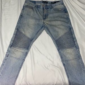 Bullhead Denim (Pacsun) Stacked Skinny Moto Jeans